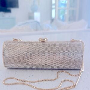 Judith Leiber Gold and Silver Clutch